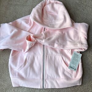 NWT lululemon Oversized Full-Zip Scuba Hoodie M/L in Strawberry Milkshake
